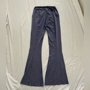 Urban Outfitters bootcut flare legging, washed purple color